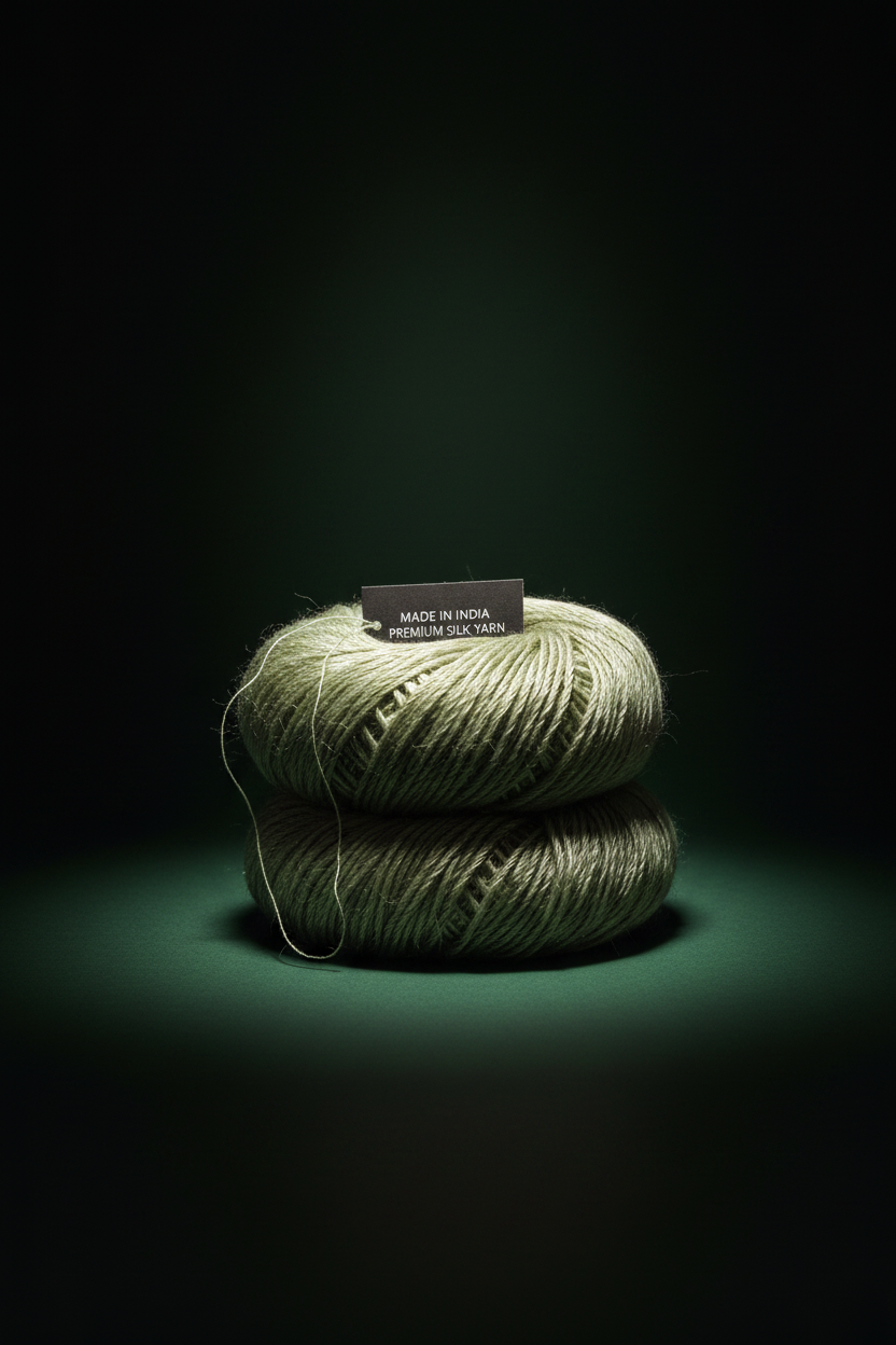 Knitsilk 3 Ply 100% Mulberry Silk Lace Weight Yarn – Butterscotch (50g / 260 Yard