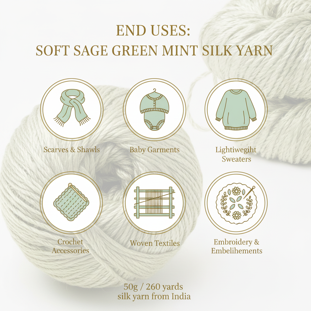 Knitsilk 3 Ply 100% Mulberry Silk Lace Weight Yarn – Butterscotch (50g / 260 Yard