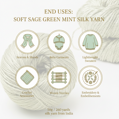 Knitsilk 3 Ply 100% Mulberry Silk Lace Weight Yarn – Butterscotch (50g / 260 Yard