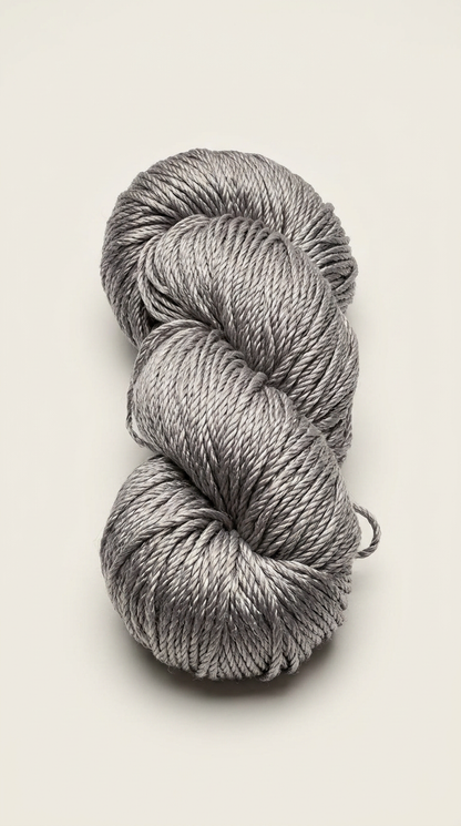 Knitsilk 3 Ply 100% Mulberry Silk Lace Weight Yarn – Grey (50g / 260 Yard