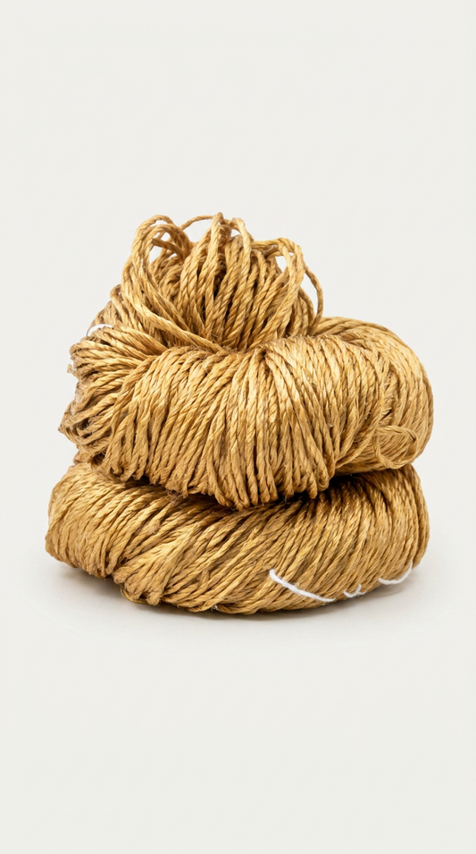 Knitsilk 3 Ply 100% Mulberry Silk Lace Weight Yarn – Mustard (50g / 260 Yard