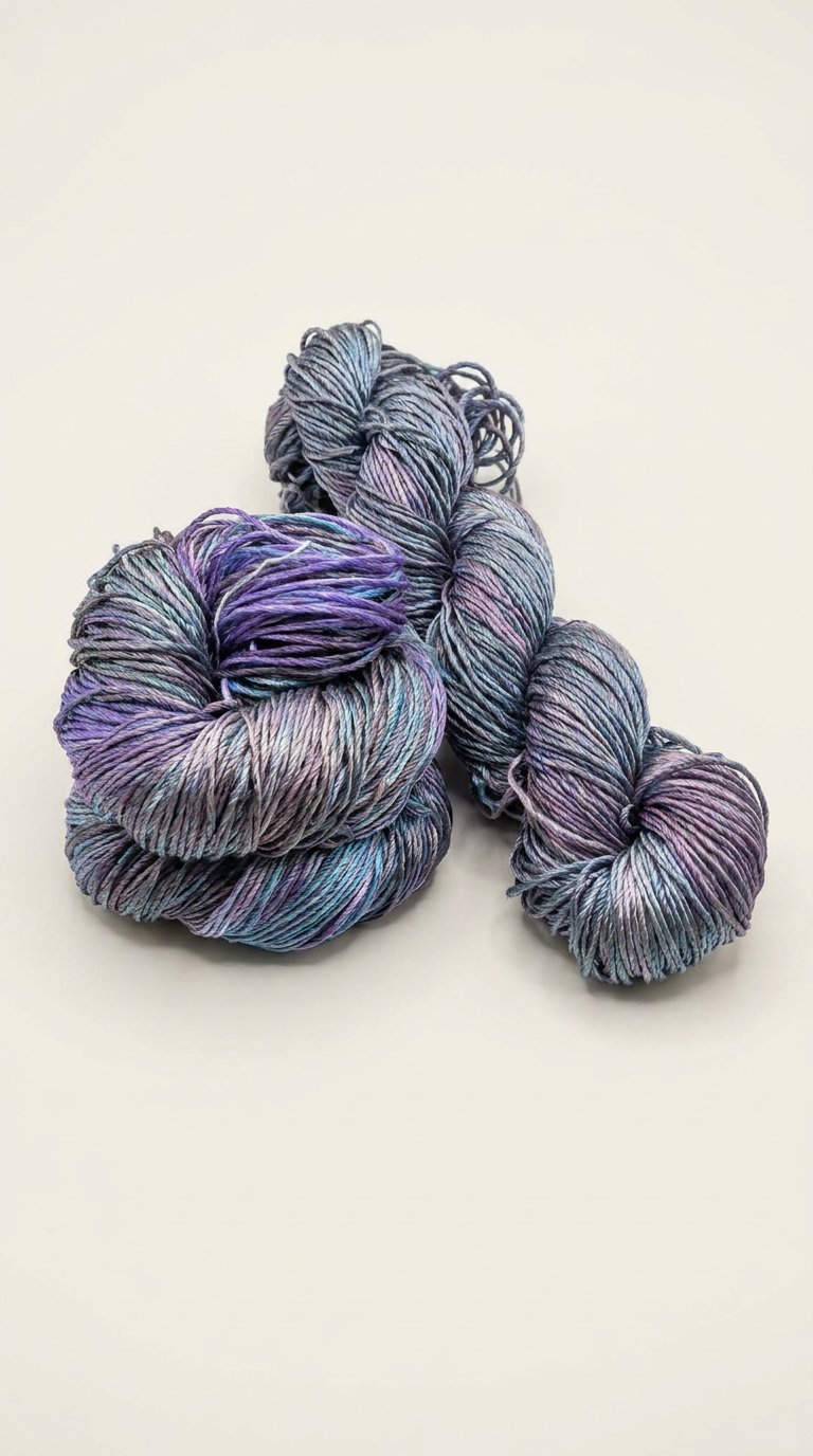 Knitsilk 3 Ply 100% Mulberry Silk Lace Weight Yarn –Carnations(50g / 260 Yard