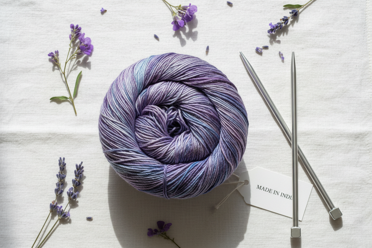 Knitsilk 3 Ply 100% Mulberry Silk Lace Weight Yarn –Carnations(50g / 260 Yard