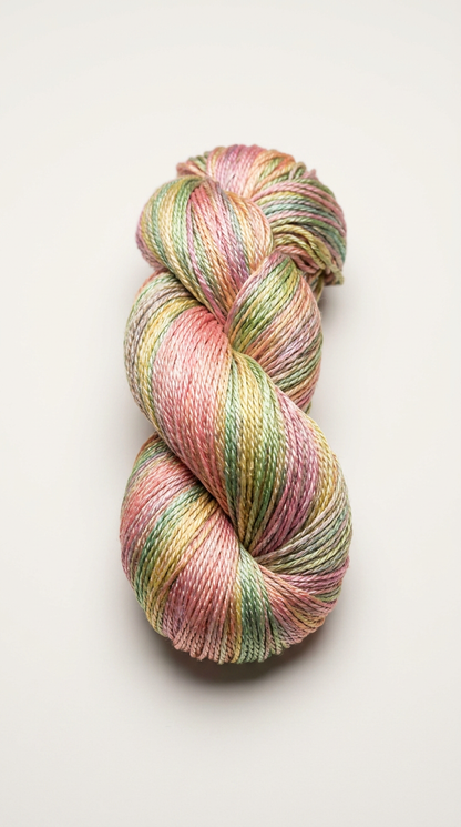 Knitsilk 3 Ply 100% Mulberry Silk Lace Weight Yarn –Sunflower(50g / 260 Yard