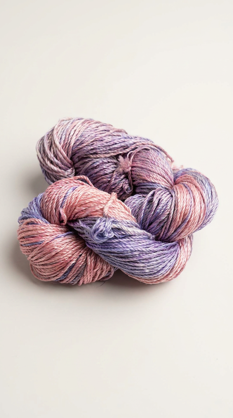 Knitsilk 3 Ply 100% Mulberry Silk Lace Weight Yarn –Orchids(50g / 260 Yard