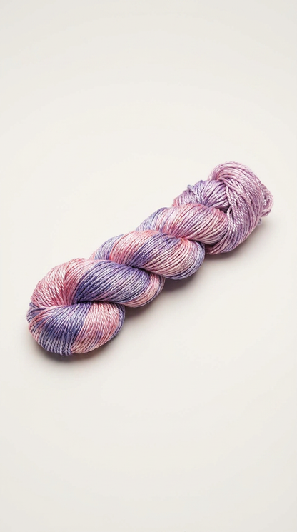 Knitsilk 3 Ply 100% Mulberry Silk Lace Weight Yarn –Orchids(50g / 260 Yard