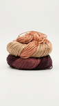 Knitsilk 3 Ply 100% Mulberry Silk Lace Weight Yarn –Purple and Peach (50g / 260 Yard