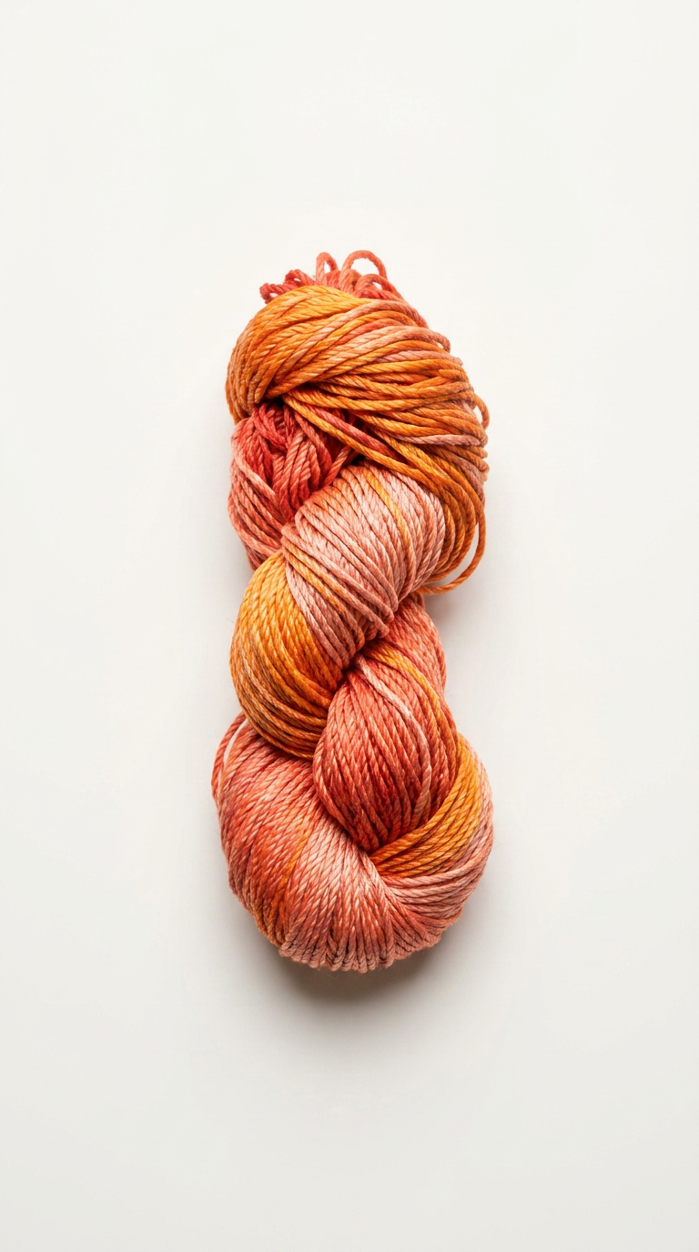 Knitsilk 3 Ply 100% Mulberry Silk Lace Weight Yarn –Red & Multicolor(50g / 260 Yard