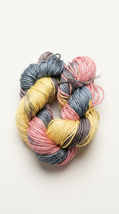 Knitsilk 3 Ply 100% Mulberry Silk Lace Weight Yarn –Tiger Lily(50g / 260 Yard