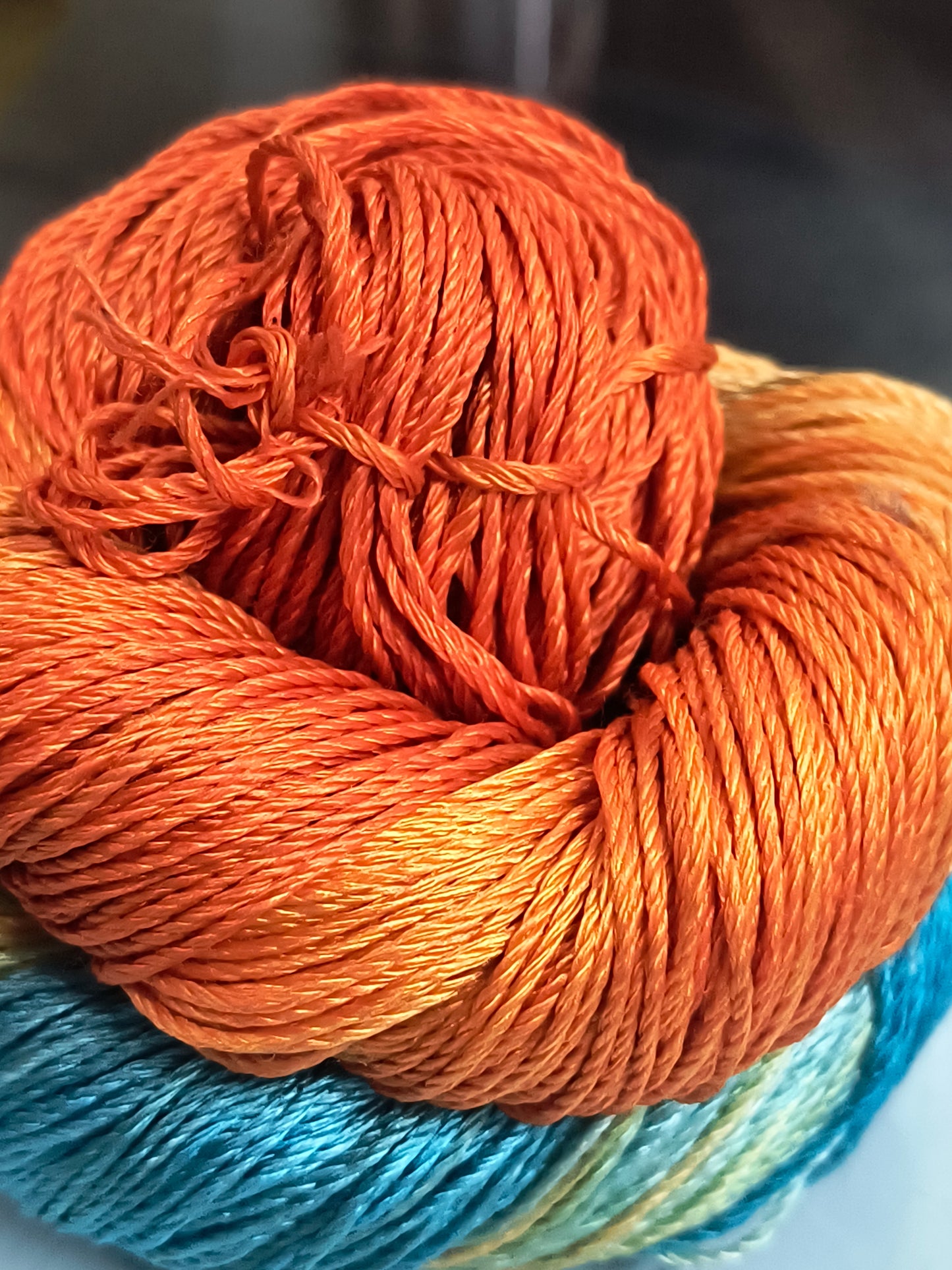 Knitsilk 3 Ply 100% Mulberry Silk Lace Weight Yarn –Iris(50g / 260 Yard
