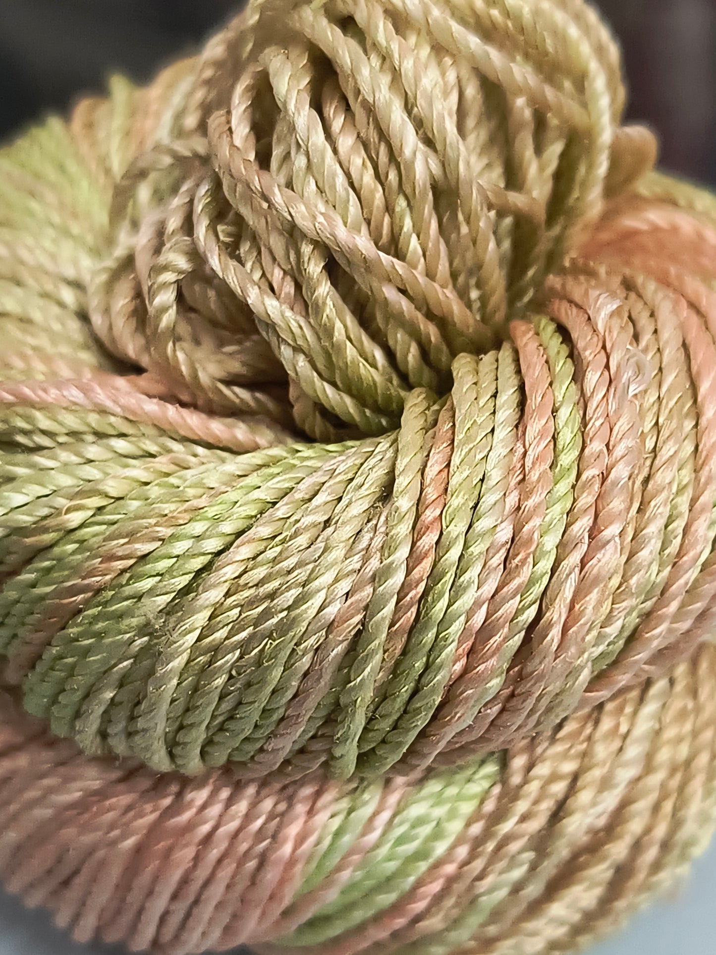 Knitsilk 3 Ply 100% Mulberry Silk Lace Weight Yarn –Gold(50g / 260 Yard