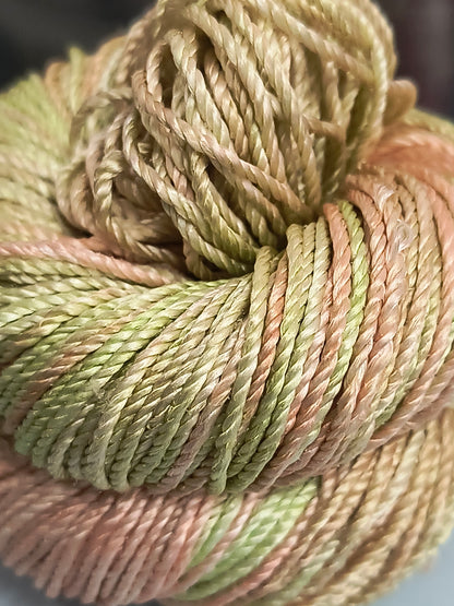 Knitsilk 3 Ply 100% Mulberry Silk Lace Weight Yarn –Gold(50g / 260 Yard