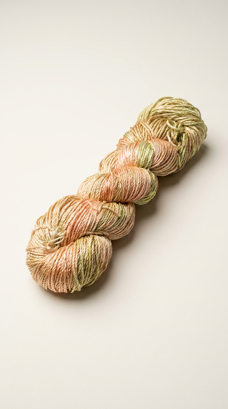Knitsilk 3 Ply 100% Mulberry Silk Lace Weight Yarn –Gold(50g / 260 Yard