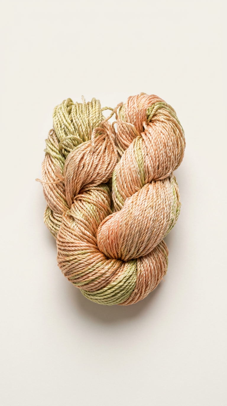 Knitsilk 3 Ply 100% Mulberry Silk Lace Weight Yarn –Gold(50g / 260 Yard