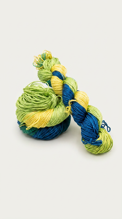 Knitsilk 3 Ply 100% Mulberry Silk Lace Weight Yarn –Green(50g / 260 Yard