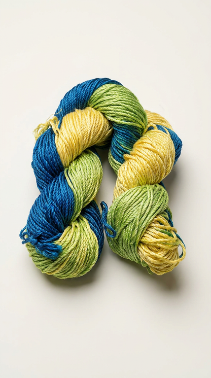 Knitsilk 3 Ply 100% Mulberry Silk Lace Weight Yarn –Green(50g / 260 Yard