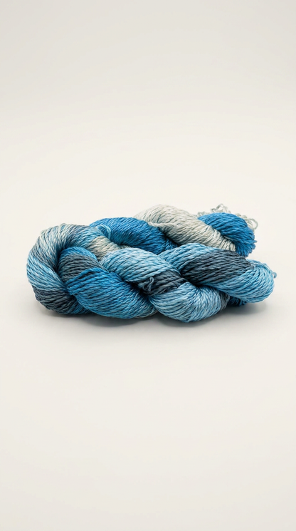 Knitsilk 3 Ply 100% Mulberry Silk Lace Weight Yarn –Sky Blue(50g / 260 Yard