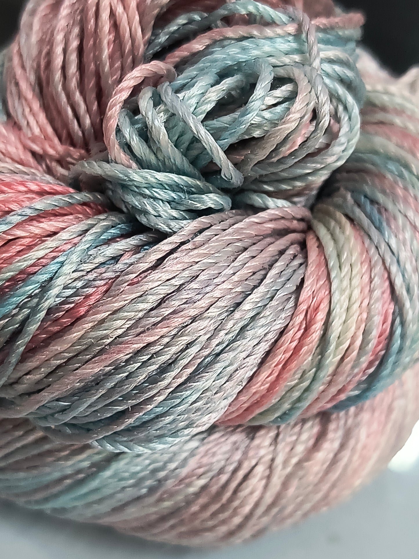 Knitsilk 3 Ply 100% Mulberry Silk Lace Weight Yarn –Tulips(50g / 260 Yard