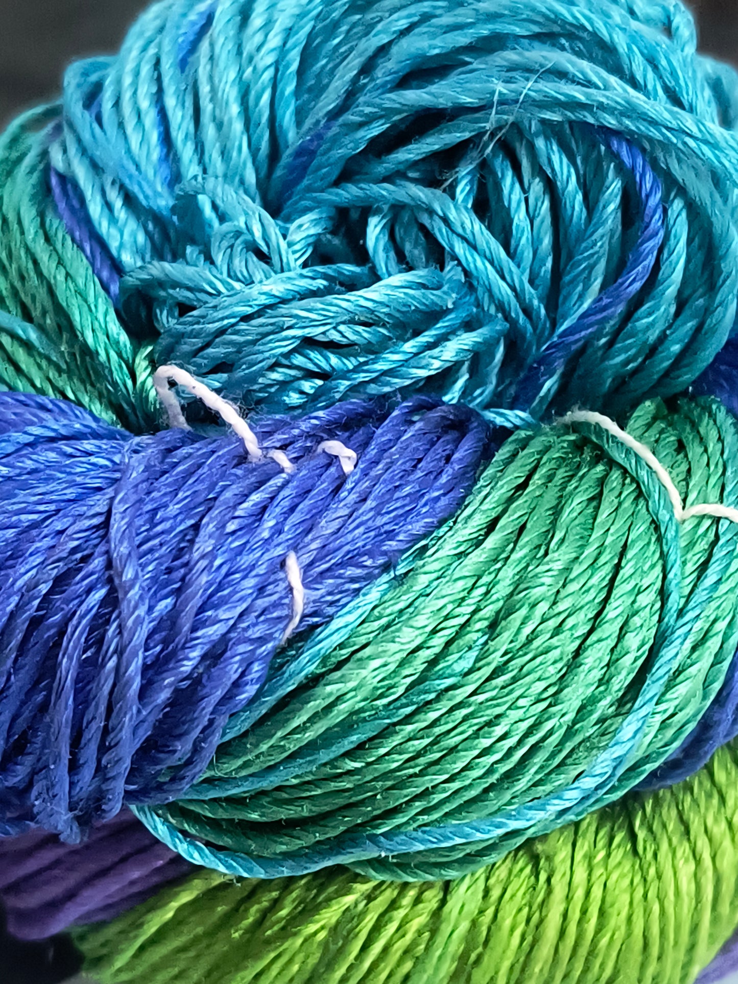 Knitsilk 3 Ply 100% Mulberry Silk Lace Weight Yarn –Plumbago(50g / 260 Yard