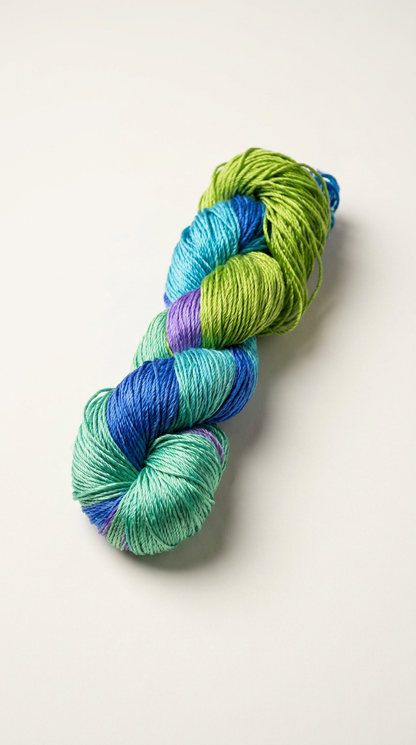 Knitsilk 3 Ply 100% Mulberry Silk Lace Weight Yarn –Plumbago(50g / 260 Yard