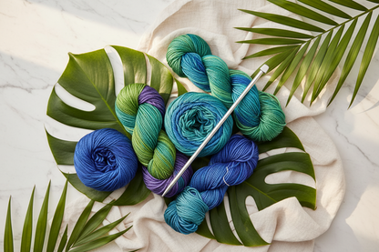 Knitsilk 3 Ply 100% Mulberry Silk Lace Weight Yarn –Plumbago(50g / 260 Yard