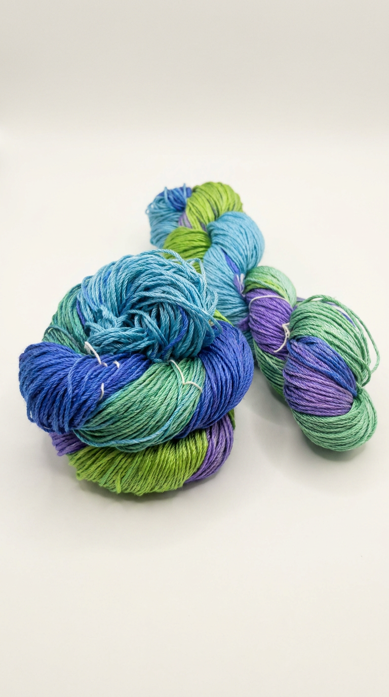 Knitsilk 3 Ply 100% Mulberry Silk Lace Weight Yarn –Plumbago(50g / 260 Yard