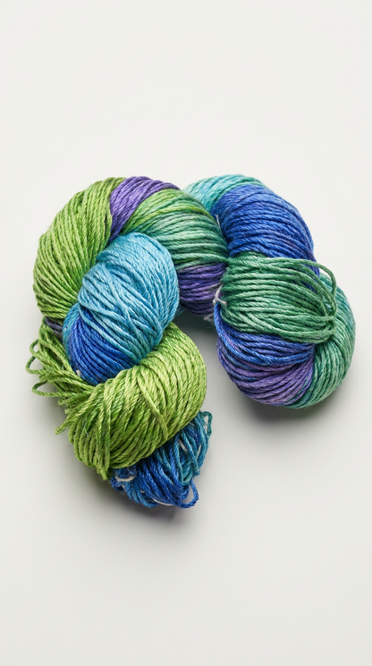 Knitsilk 3 Ply 100% Mulberry Silk Lace Weight Yarn –Plumbago(50g / 260 Yard