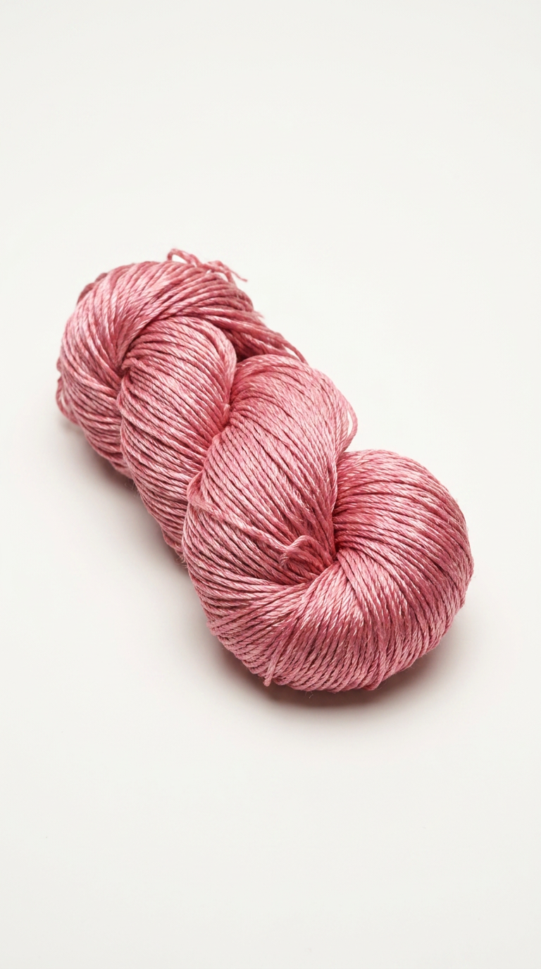 Knitsilk 3 Ply 100% Mulberry Silk Lace Weight Yarn –Pink(50g / 260 Yard
