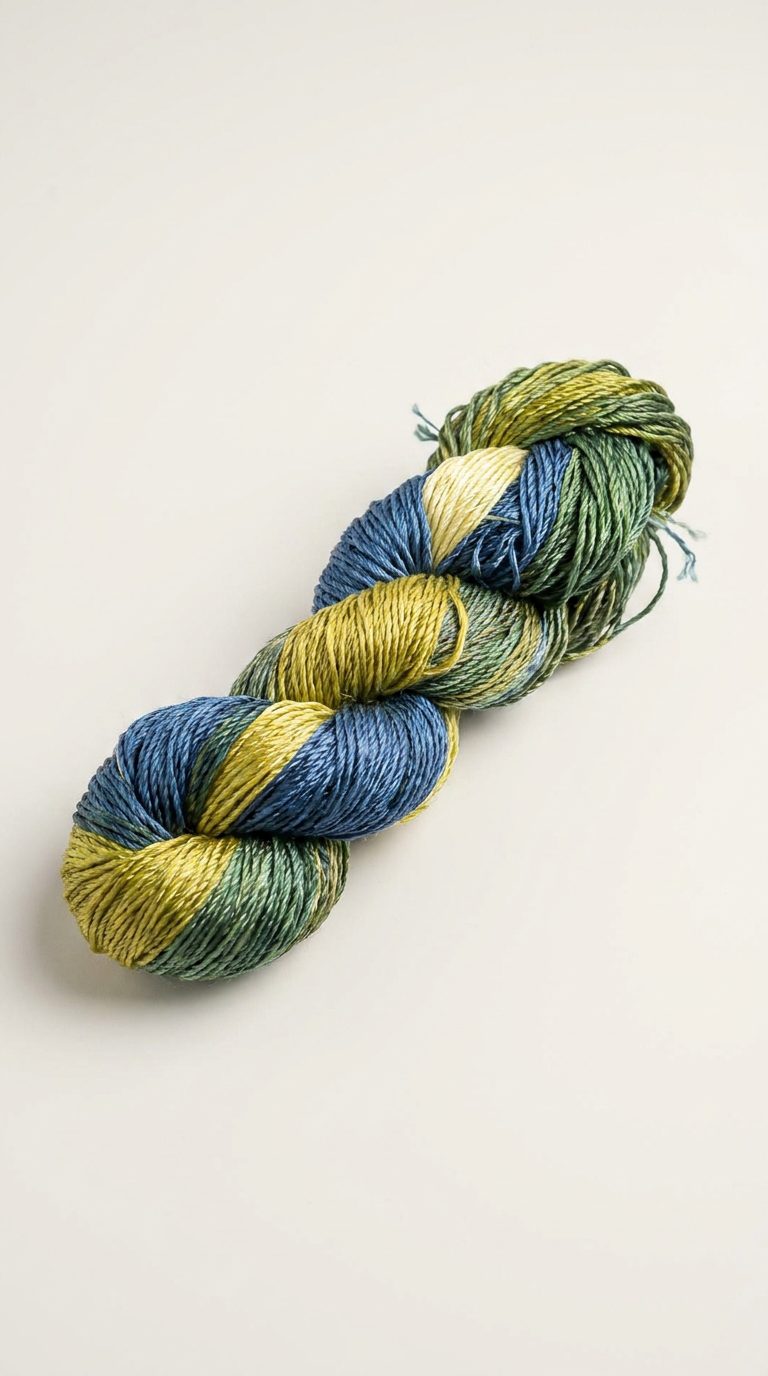 Knitsilk 3 Ply 100% Mulberry Silk Lace Weight Yarn –Chrysanthemum(50g / 260 Yard