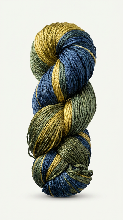 Knitsilk 3 Ply 100% Mulberry Silk Lace Weight Yarn –Chrysanthemum(50g / 260 Yard