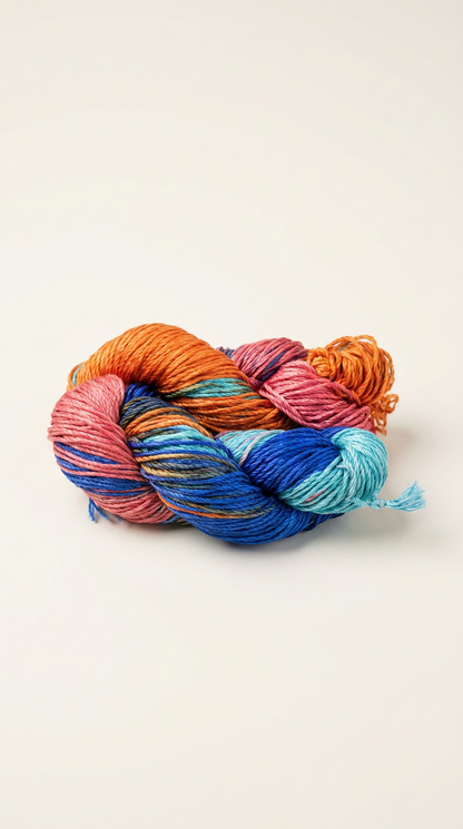 Knitsilk 3 Ply 100% Mulberry Silk Lace Weight Yarn –Rainbow(50g / 260 Yard