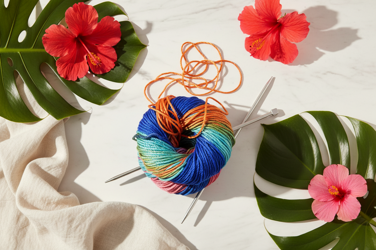 Knitsilk 3 Ply 100% Mulberry Silk Lace Weight Yarn –Rainbow(50g / 260 Yard