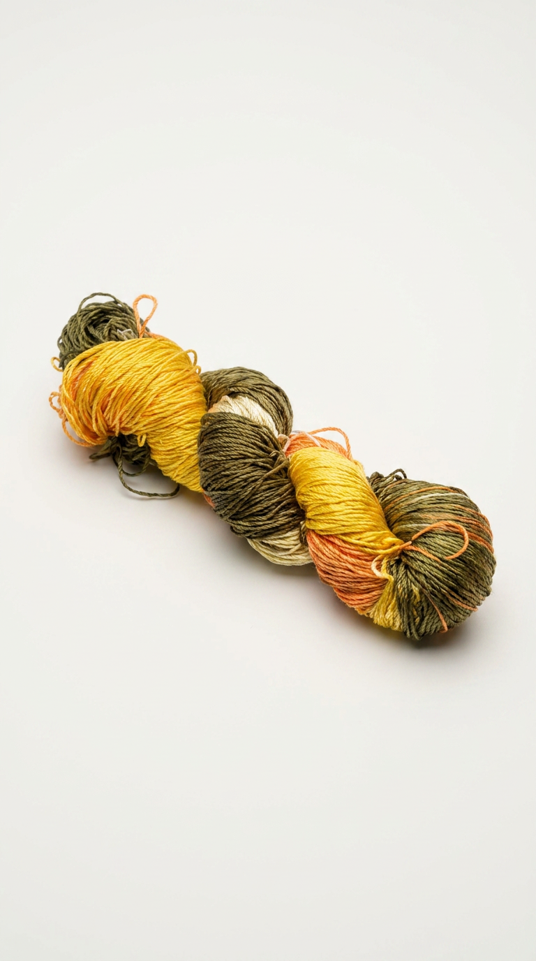 Knitsilk 3 Ply 100% Mulberry Silk Lace Weight Yarn –Black and Morning glory(50g / 260 Yard