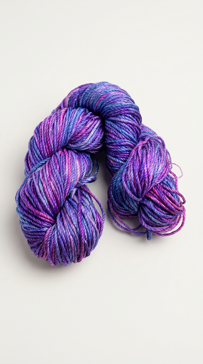 Knitsilk 3 Ply 100% Mulberry Silk Lace Weight Yarn –Pink and Majenta(50g / 260 Yard