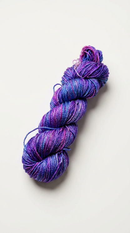 Knitsilk 3 Ply 100% Mulberry Silk Lace Weight Yarn –Pink and Majenta(50g / 260 Yard