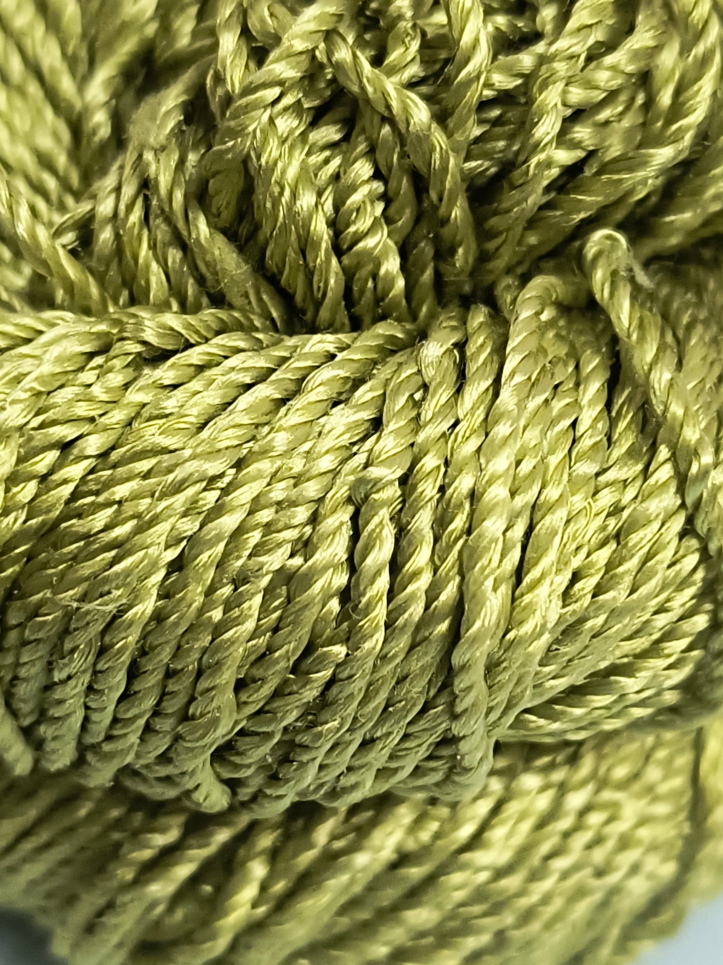 Knitsilk 3 Ply 100% Mulberry Silk Lace Weight Yarn –Olive green(50g / 260 Yard