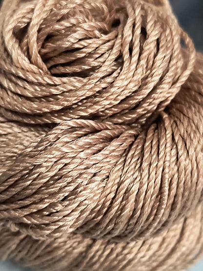 Knitsilk 3 Ply 100% Mulberry Silk Lace Weight Yarn –Beige(50g / 260 Yard