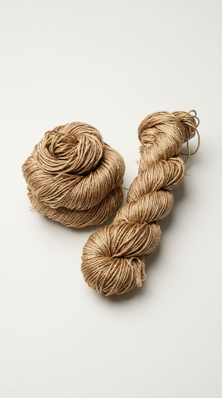 Knitsilk 3 Ply 100% Mulberry Silk Lace Weight Yarn –Beige(50g / 260 Yard