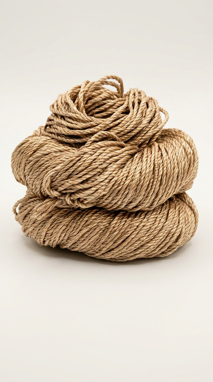 Knitsilk 3 Ply 100% Mulberry Silk Lace Weight Yarn –Beige(50g / 260 Yard