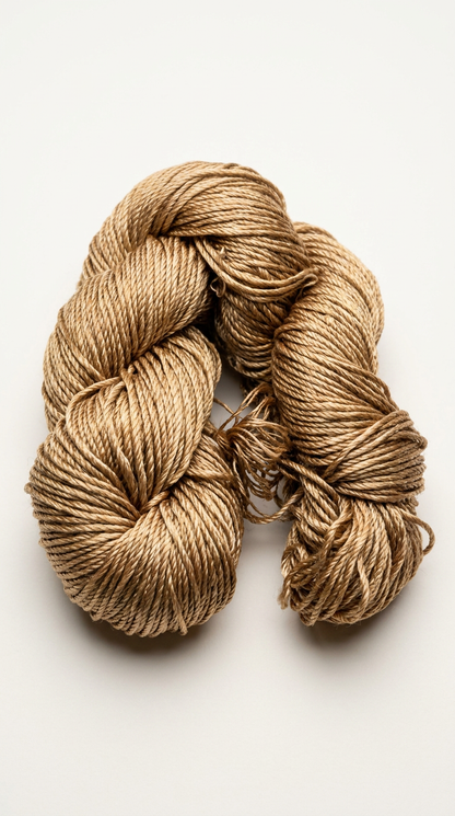 Knitsilk 3 Ply 100% Mulberry Silk Lace Weight Yarn –Beige(50g / 260 Yard