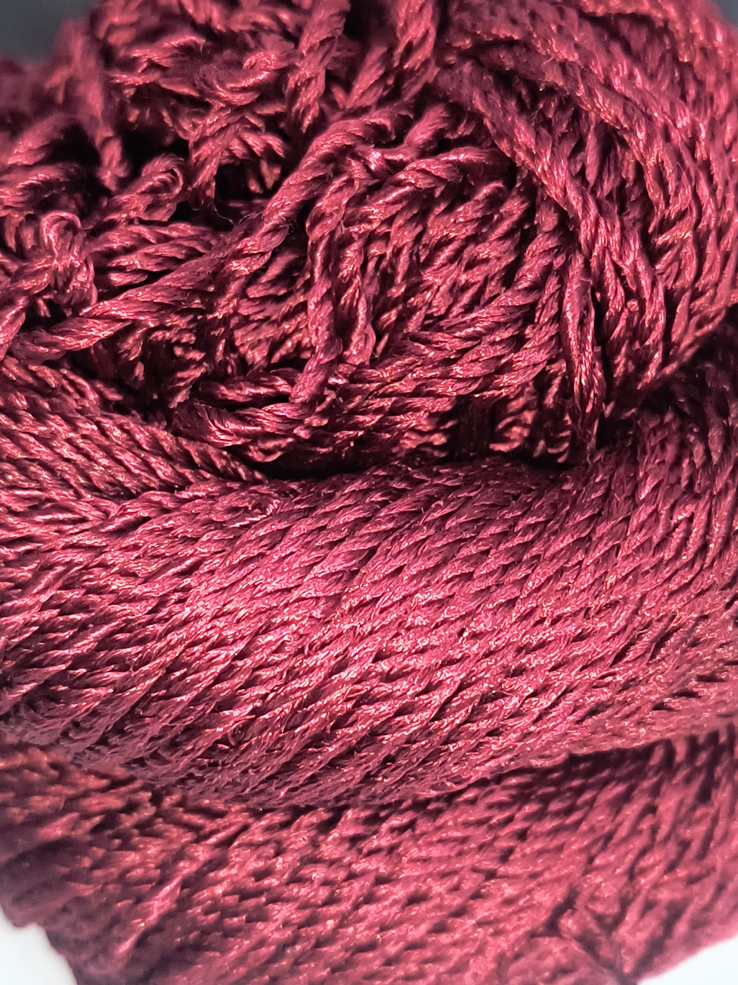 Knitsilk 3 Ply 100% Mulberry Silk Lace Weight Yarn –Plum(50g / 260 Yard