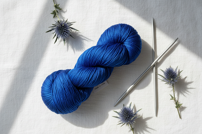 Knitsilk 3 Ply 100% Mulberry Silk Lace Weight Yarn – Royal Blue(50g / 260 Yard