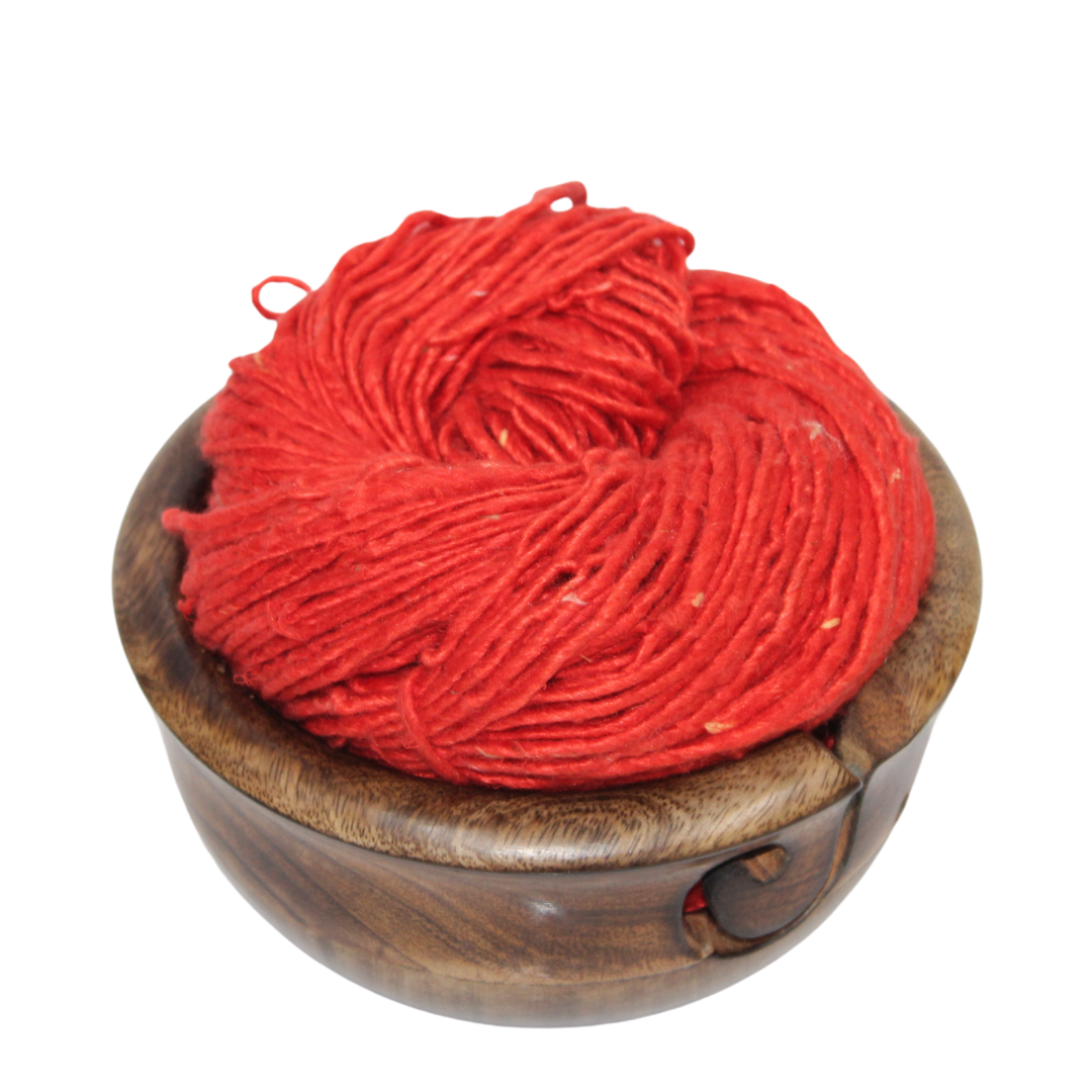 Knitsilk Top Yarn – Mulberry Silk Roving Yarn in Shades of Oran