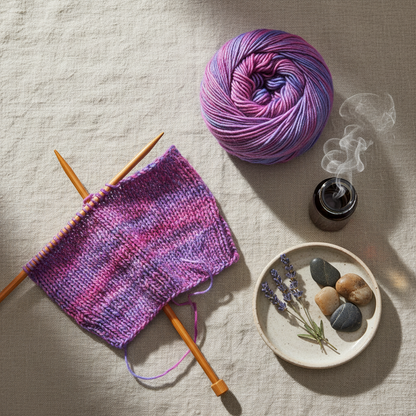 Silk-Wool Blend Singles – Merino Silk Hand-Dyed Yarn (Sport/DK Weight) | 100 gm, 225+ yd | Bhramaput