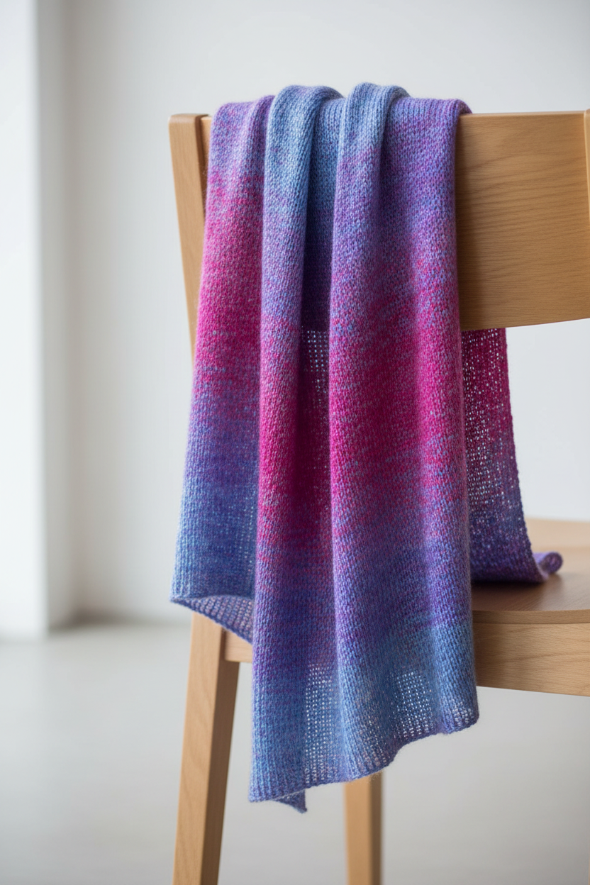 Silk-Wool Blend Singles – Merino Silk Hand-Dyed Yarn (Sport/DK Weight) | 100 gm, 225+ yd | Bhramaput