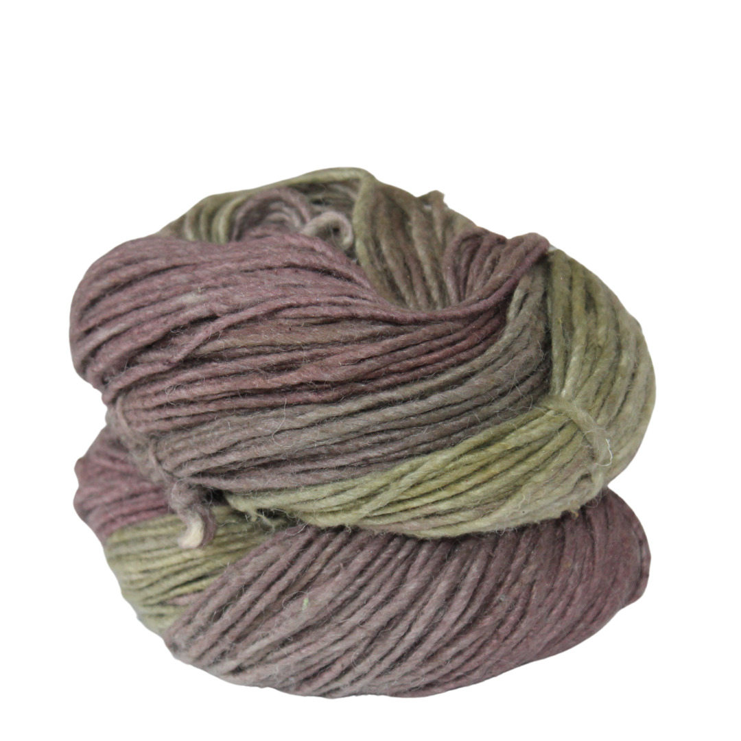 Silk-Wool Blend Singles – Merino Silk Hand-Dyed Yarn (Sport/DK Weight) | 100 gm, 225+ yd  | Nig