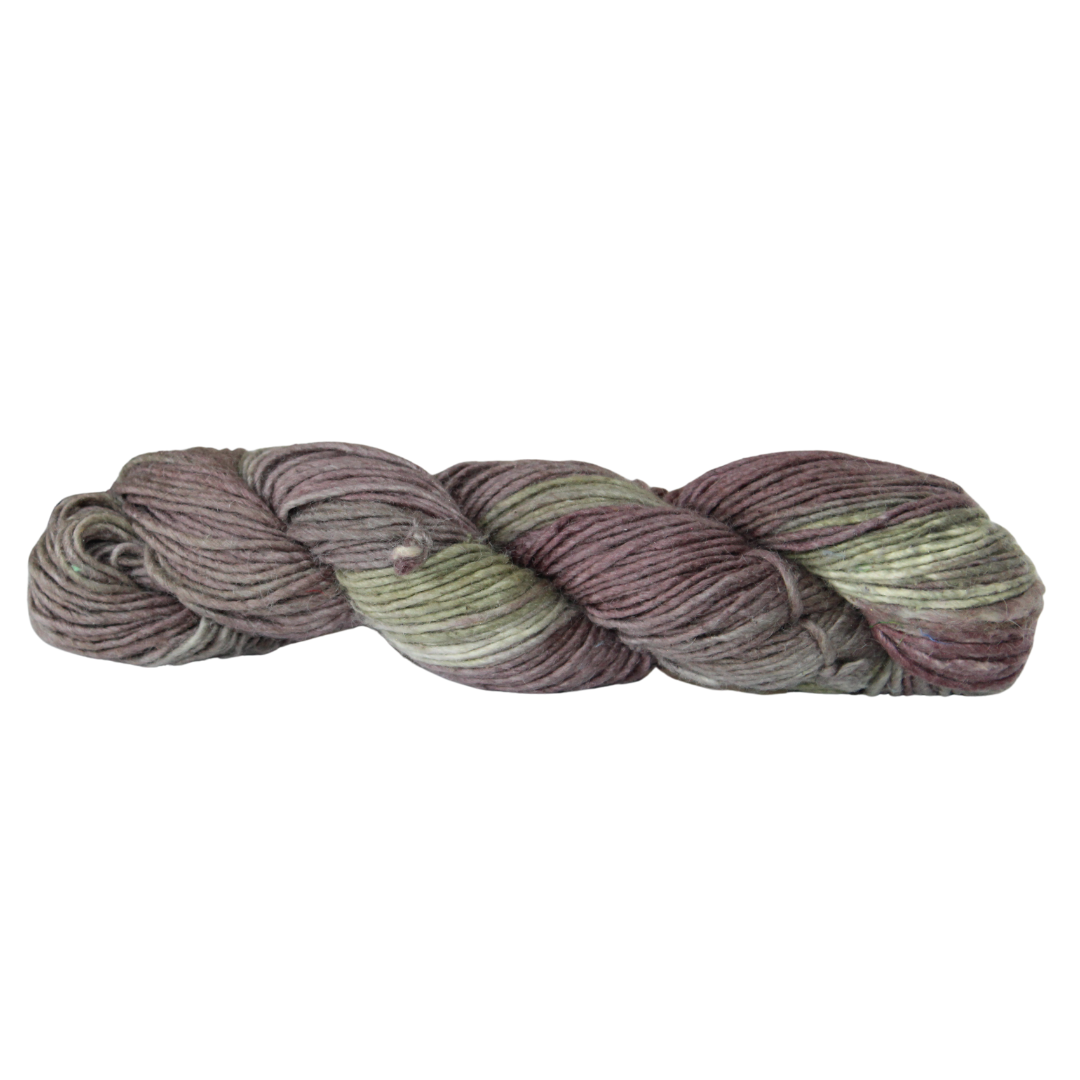 Silk-Wool Blend Singles – Merino Silk Hand-Dyed Yarn (Sport/DK Weight) | 100 gm, 225+ yd  | Nig