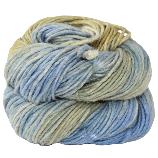 Silk-Wool Blend Singles – Merino Silk Hand-Dyed Yarn (Sport/DK Weight) | 100 gm, 225+ yd | Ni