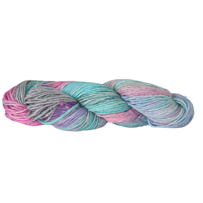 Silk-Wool Blend Singles – Merino Silk Hand-Dyed Yarn (Sport/DK Weight) | 100 gm, 225+ yd | Gang