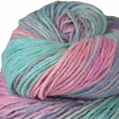 Silk-Wool Blend Singles – Merino Silk Hand-Dyed Yarn (Sport/DK Weight) | 100 gm, 225+ yd | Gang